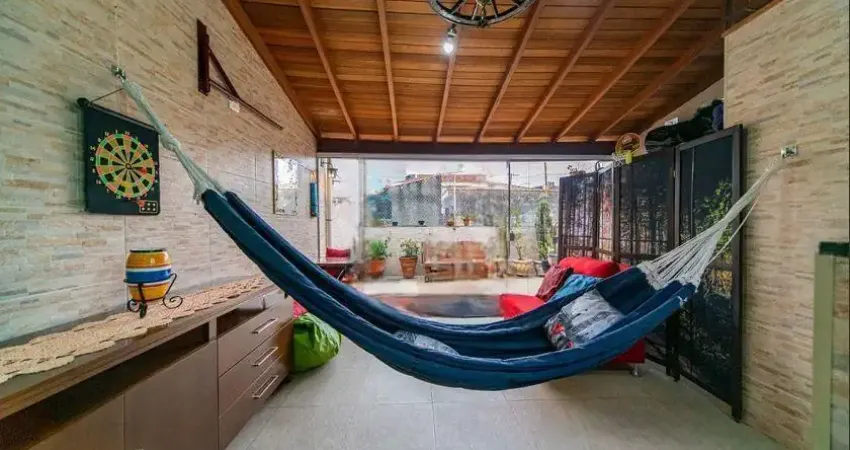 Cobertura à venda com  102m² de área construída, no bairro vila pires - santo andré - sp.