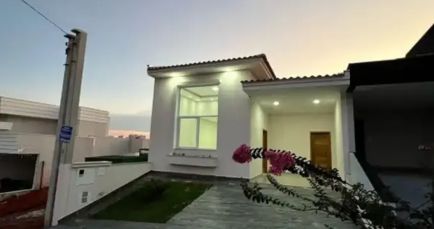 Linda casa térrea de 121m² de área construída e terreno de 200m², à venda no condomínio residencial villagio wanel em sorocaba - sp.