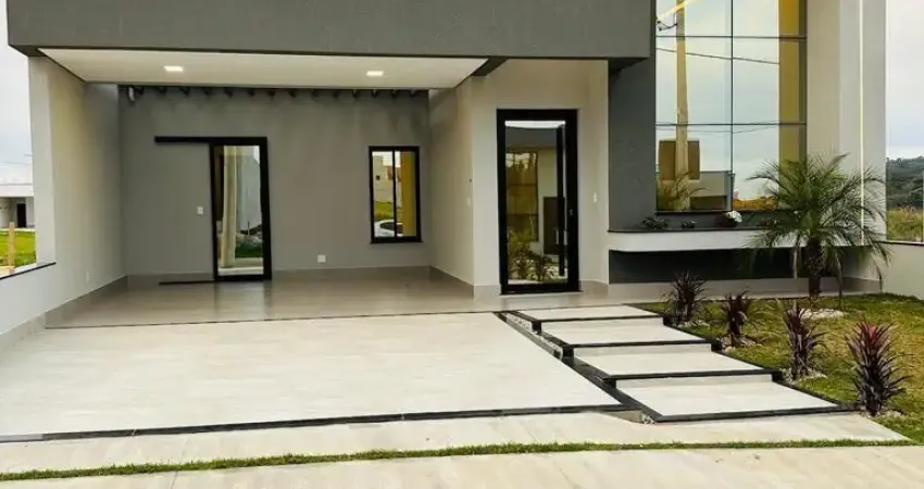 Linda casa térrea de 189m² de área construída e terreno de 307m², à venda no condomínio evidências em indaiatuba - sp.