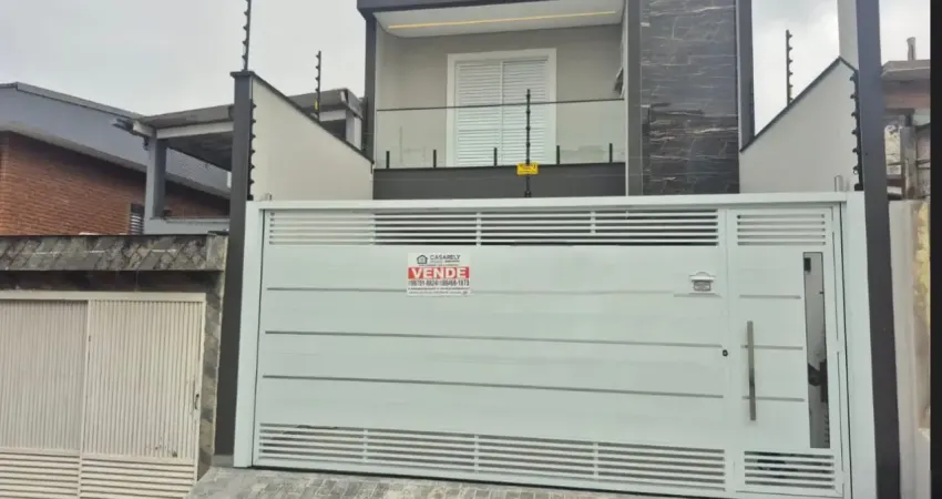 Lindo sobrado à venda com 155m² de área construída, terreno de 132m², no bairro jardim independência - são bernardo do campo - sp.