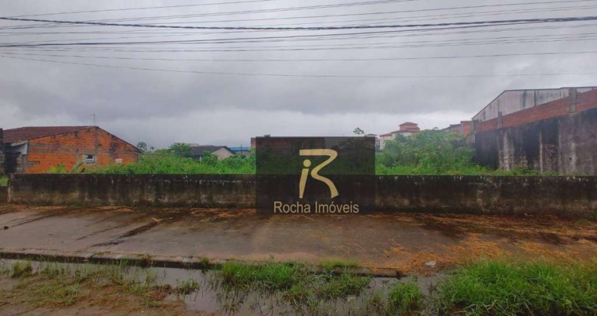 Terreno à venda, 500 m² por R$ 100.000,00 - Jardim Caraguava - Peruíbe/SP