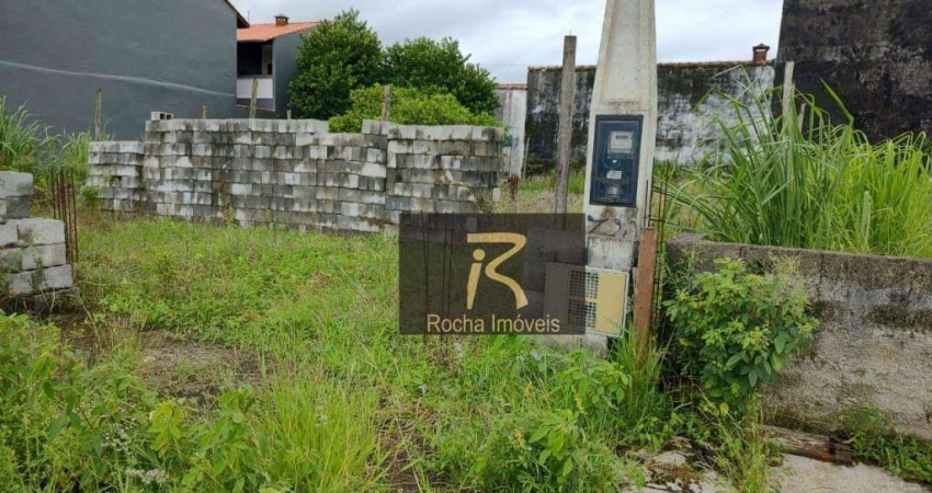 Terreno à venda, 275 m² por R$ 210.000 - Balneário Continental - Peruíbe/SP