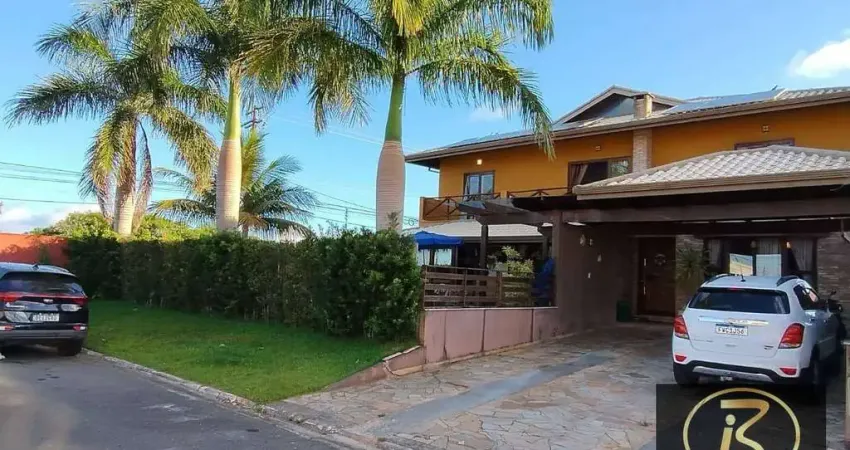Casa de Alto Padrão no Condomínio Bongaville IV  5 quartos (4 suítes) | 2 salas | Copa e cozinha amplas | Área gourmet com churrasqueira ?? Piscina