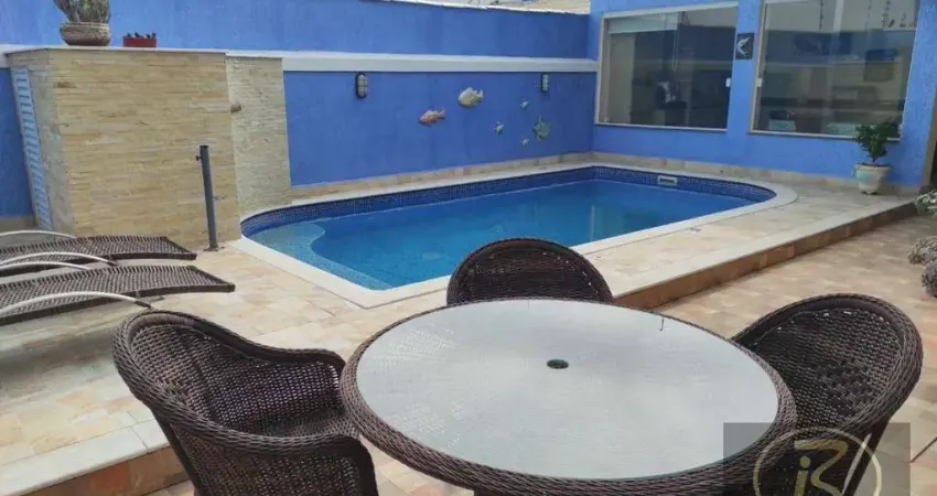 Casa com piscina lado praia  com 3 dormitórios à venda, 192 m² por r$ 699.000 - estância balneária belmira novaes - peruíbe/sp