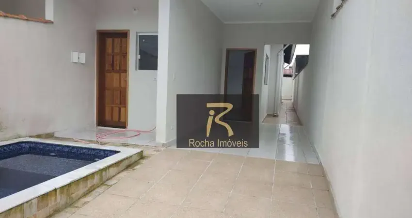 Casa com 3 dormitórios, 80 m² - venda por r$ 430.000,00 ou aluguel por r$ 2.390,00/mês - vila romar - peruíbe/sp