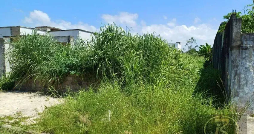 Terreno à venda, 275 m² por r$ 200.000,00 - balneário josedy - peruíbe/sp