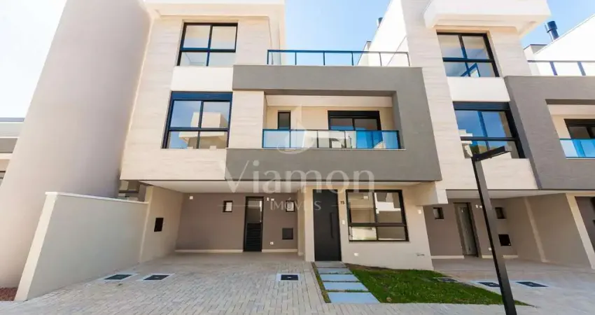 Sobrado em condomínio à venda, santa felicidade, curitiba - pr