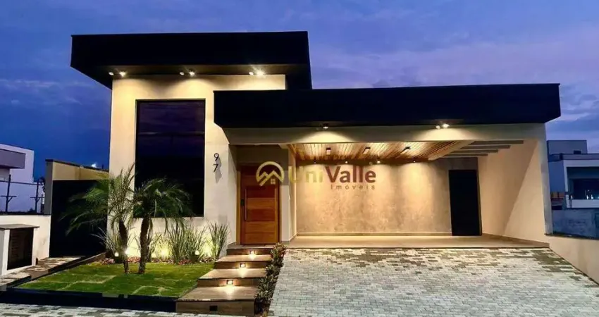 Casa com 3 dormitórios à venda, 150 m² por R$ 1.180.000 - Condomínio Terras do Vale - Caçapava/SP