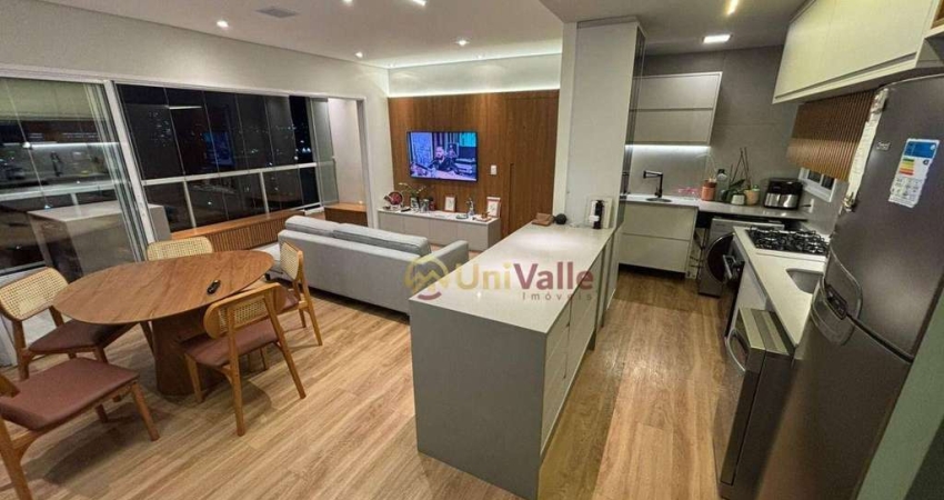 Apartamento com 2 dormitórios à venda, 77 m² por R$ 650.000 - Jardim das Nações - Taubaté/SP