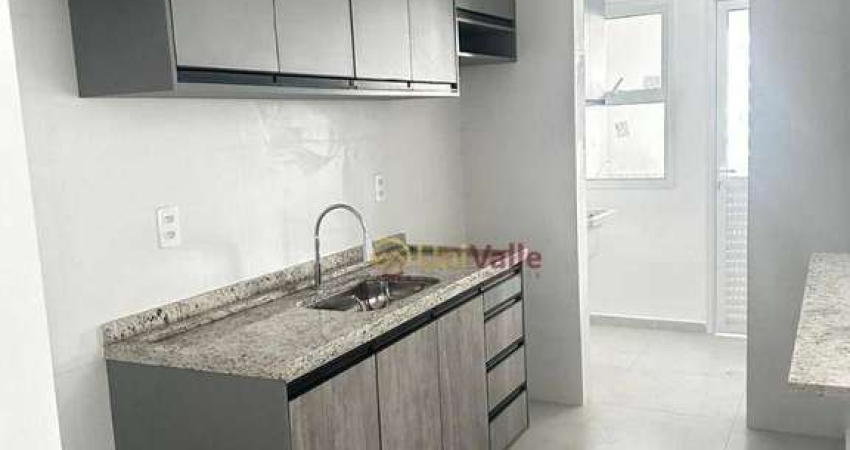 Apartamento com 2 dormitórios, 77 m² - venda por R$ 450.000,00 ou aluguel por R$ 3.150,00/mês - Edifício La Palma - Taubaté/SP