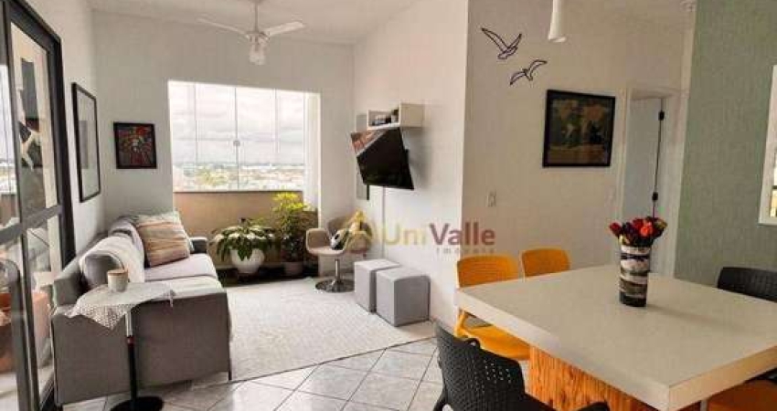 Apartamento com 2 dormitórios para alugar, 114 m² por R$ 3.100/mês - Vila Jaboticabeira - Taubaté/SP