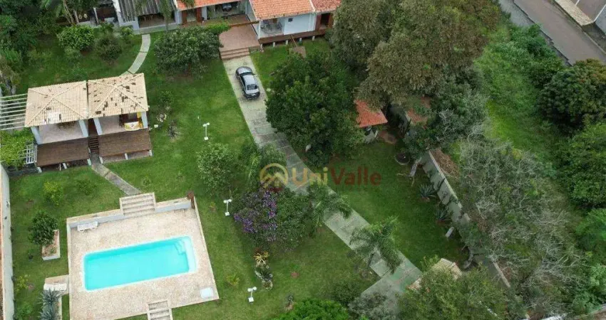 Chácara com 4 dormitórios à venda, 2000 m² por r$ 1.700.000 - barreiro - taubaté/sp