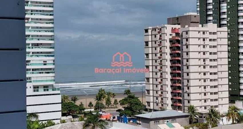 Apartamento de locação definitiva no Canto do Forte, 2 dorm, 1 suíte, vista mar
