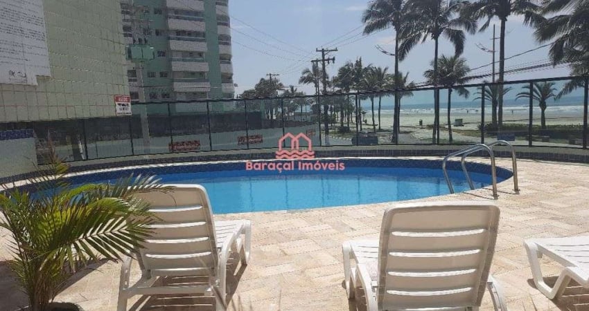Apartamento frente mar   2 dorm, 1suíte, 1 vagas em Praia Grande