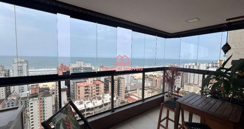 Apartamento à Venda em Vila Guilhermina, Praia Grande  com vista mar panorâmica