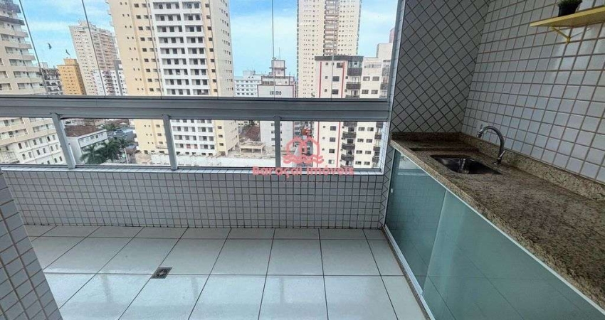 Apartamento 2 Quartos  à venda, 89m² por R$450.000 - Aviação - Praia Grande/SP