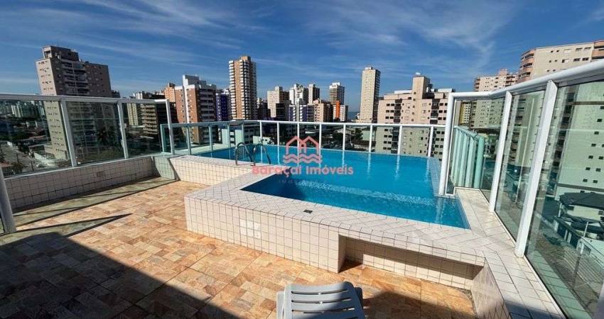 Apartamento em Praia Grande  Aviação 2 quartos sendo uma suíte, garagem, piscina