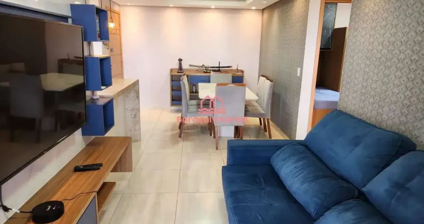 Apartamento à Venda em Mirim, Praia Grande - SP MOBILIADO COM VISTA MAR