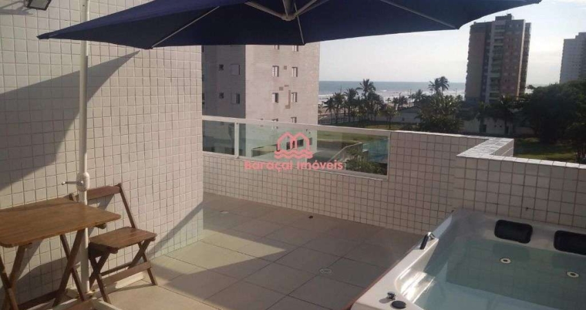 Cobertura  3 suítes à venda, 146 m²  R$ 1.060.000,00,  Solemar - Praia Grande/SP