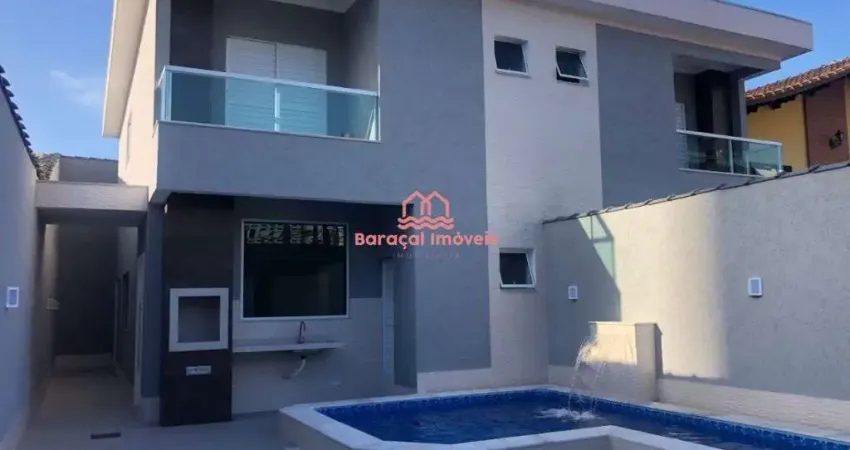 Sobrado à Venda em Tupi, Praia Grande - SP 3 COM PISCINA !