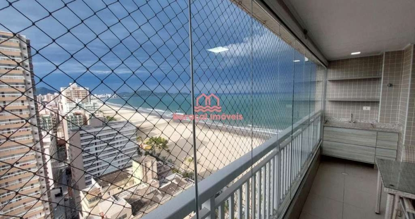 Apartamento 3 Quartos a  Venda em Aviação, Praia Grande - SP Prédio Frente Mar