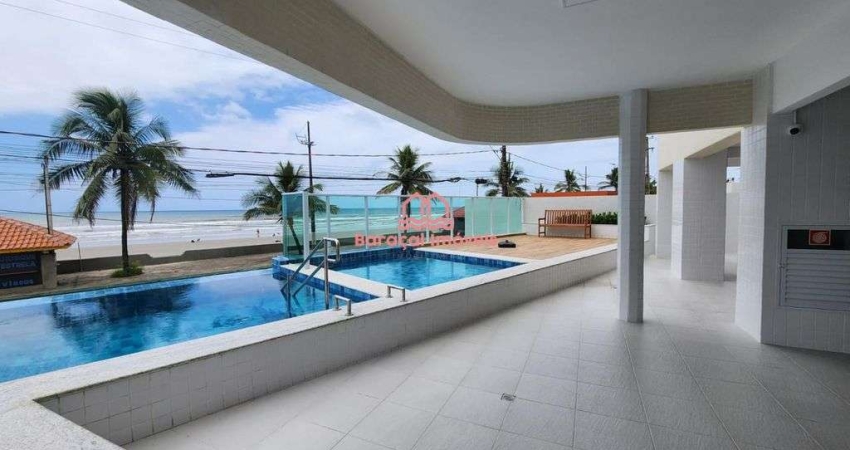 PRÉDIO FRENTE MAR 2 QUARTOS LAZER COMPLETO MONGAGUÁ R$ 172 MIL DE ENTRADA