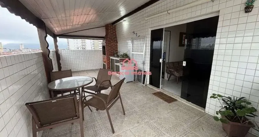 Cobertura  com 2 quartos para alugar, 55m² por R$2.600,00 - Mirim - Praia Grande