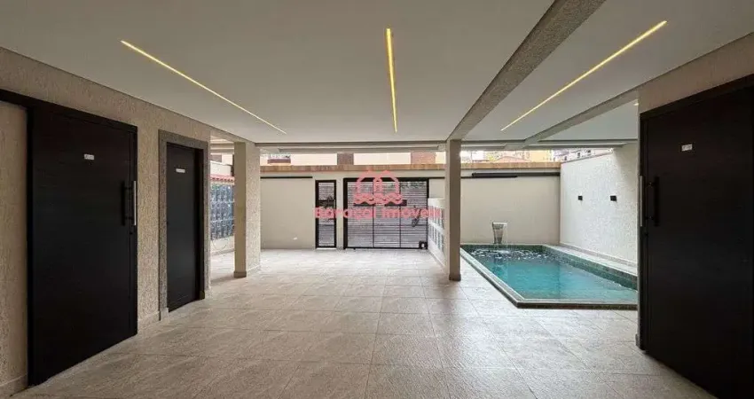 Sobrado triplex 200 metros do mar à venda em  vila tupi, praia grande - sp