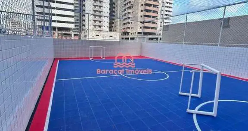 Apartamento pronto para morar, aviação, apenas 150 mts da praia, lazer completo