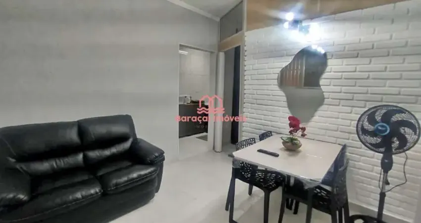 Apartamento 1 dormitório mobiliado a 300 metros mar , guilhermina praia grande