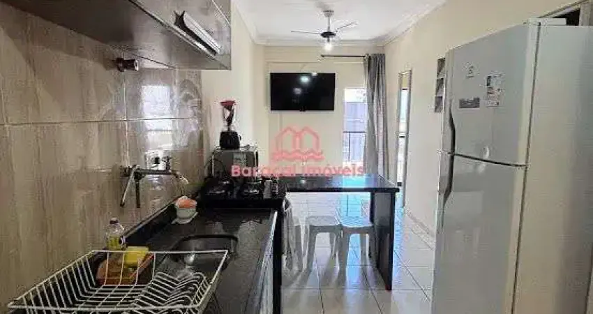 Kitnet mobiliada em condomínio para alugar no centro da ocian, praia grande -sp