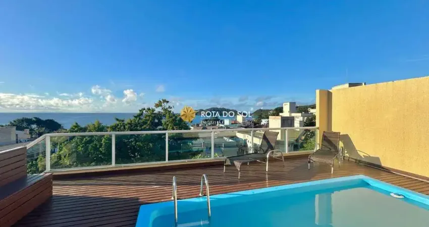 Besenello residencial cobertura vista mar com piscina à venda praia bombinhas sc