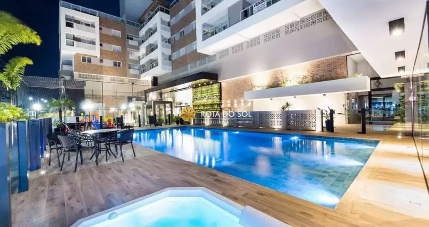Terrazzo club residence apartamento mobiliado 2 quartos com lazer à venda praia bombas