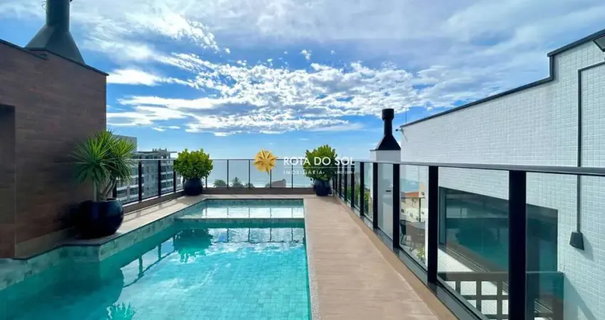 Villa francione flat mobiliado com área e lazer à venda praia de bombas