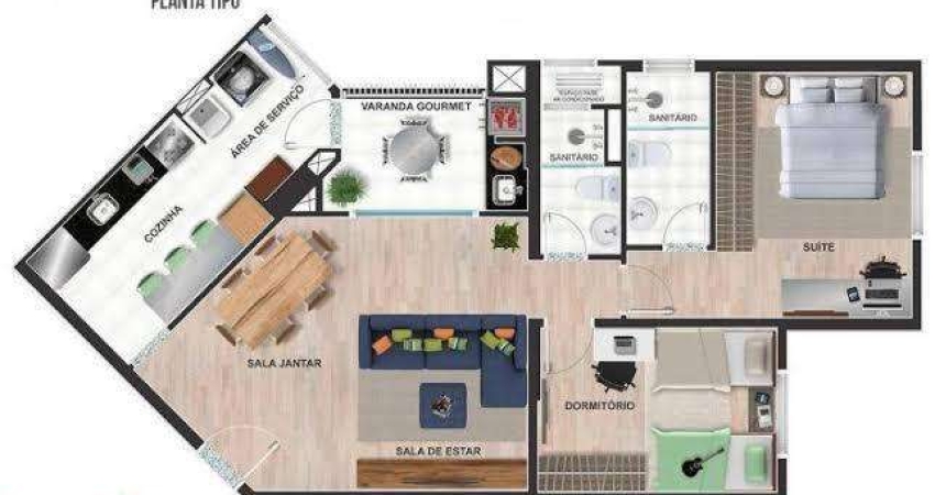 Apartamento para venda no Grupo 12, Parque Firenze