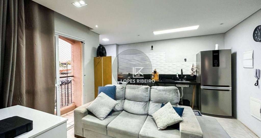 Apartamento com 2 dormitórios à venda, 55 m² por R$ 270.000,00 - Candido Bertine - Santa Bárbara D'Oeste/SP