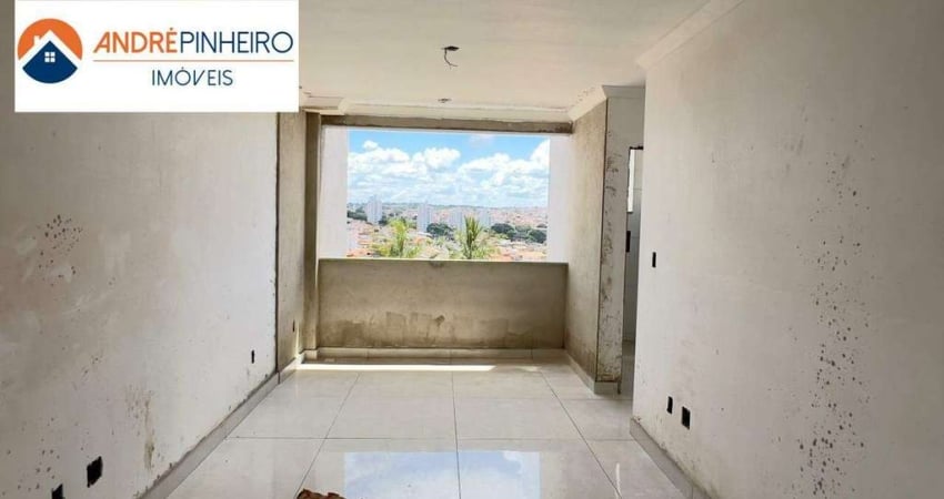 Apartamento com 2 quartos sendo 01 com suite à venda, 58 m² por R$ 389.000 - Santa Branca - Belo Horizonte/MG
