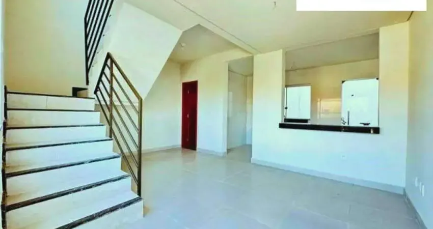 Casa geminada duplex 3 quartos 1 suíte 2 vagas no bairro s. joão batista!