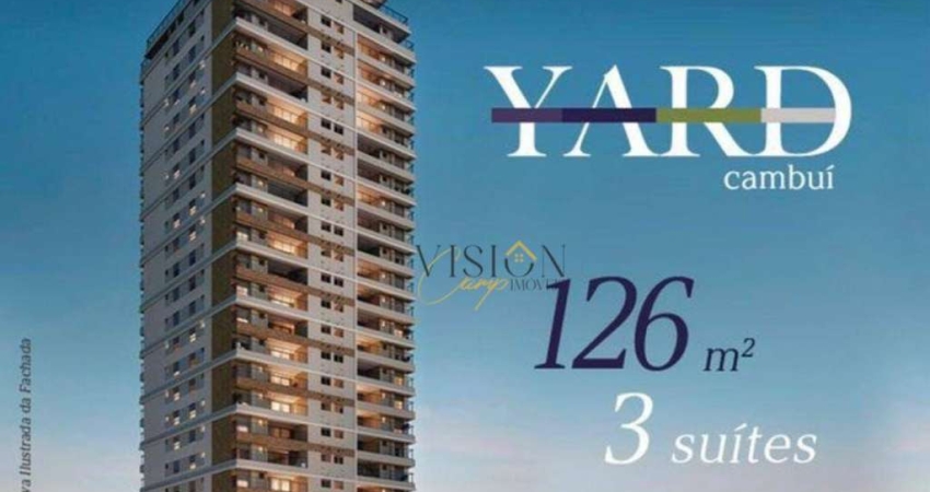 Apartamento com 3 dormitórios à venda, 123 m² por R$ 1.623.000,00 - Cambuí - Campinas/SP