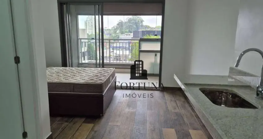 Studio com 27 m² para venda ou locação. ar condicionado, 5 minutos do metro aacd