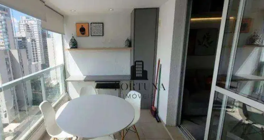 Apartamento com 1 dormitório à venda, 37 m² por r$ 731.400,00 - moema índios - são paulo/sp