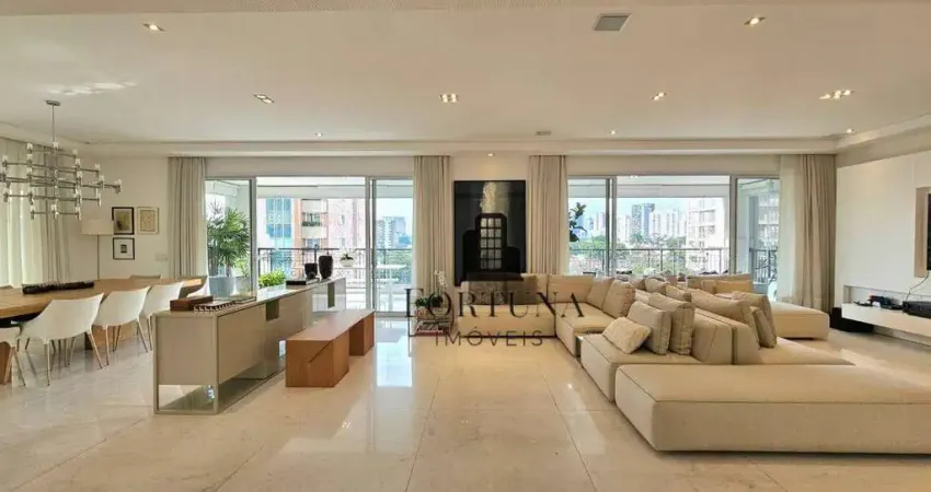 Apartamento com 4 dormitórios à venda, 400 m² por r$ 9.700.000,00 - moema - são paulo/sp