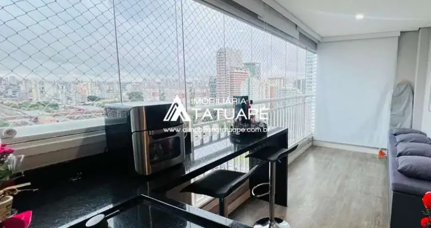 URBAN HOME TATUAPÉ - LINDO APARTAMENTO VARANDA GOURMET À VENDA NO TATUAPÉ - PORTEIRA FECHADA - ANDAR ALTO COM 2 VAGAS DE GARAGEM FIXAS