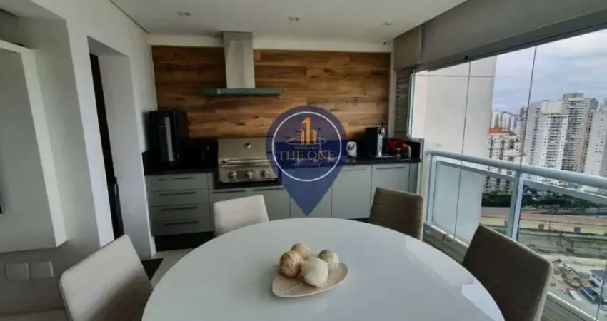 Apartamento com 2 dormitórios, 1 suíte, 2 vagas de garagem e 80M², localizado na região Agua Branca