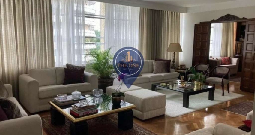 Apartamento para venda e locação com 4 dormitórios sendo 2 Suítes, 4 Vagas, 5 banheiros, 275M², loc