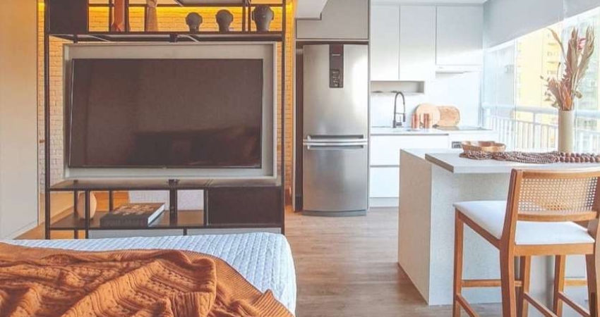 Apartamento de 35m² à venda em Pinheiros, São Paulo, SP com 1 dormitório, 1 banheiro, 1 vaga de gar