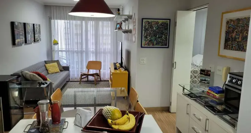 Apartamento TOTALMENTE MOBILIADO, com 48m², para locação, Campo Belo, São Paulo, SP