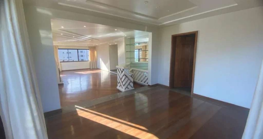 Apartamento de 235m² para locação, Moema, São Paulo, SP Semi Mobiliado com 4 Suítes, 6 Banheiros, A