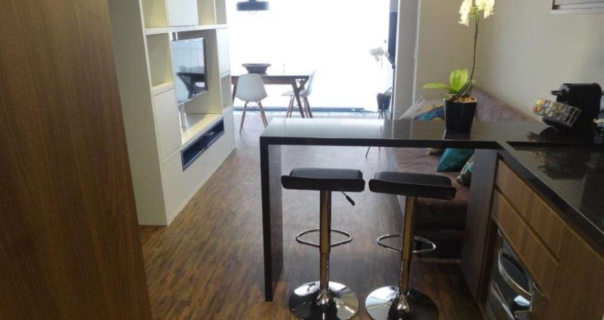Apartamento à venda, Bela Vista, São Paulo, SP 100% Mobiliado com 1 suíte, banheiro, 1 vaga de gara
