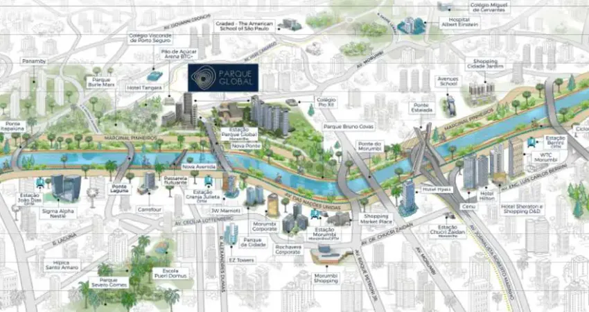 Apartamento de 186m² à venda, jardim morumbi, são paulo, sp empreendimento de altíssimo padrão 3 suítes, ambiente para 3 salas, 3 vagas para auto